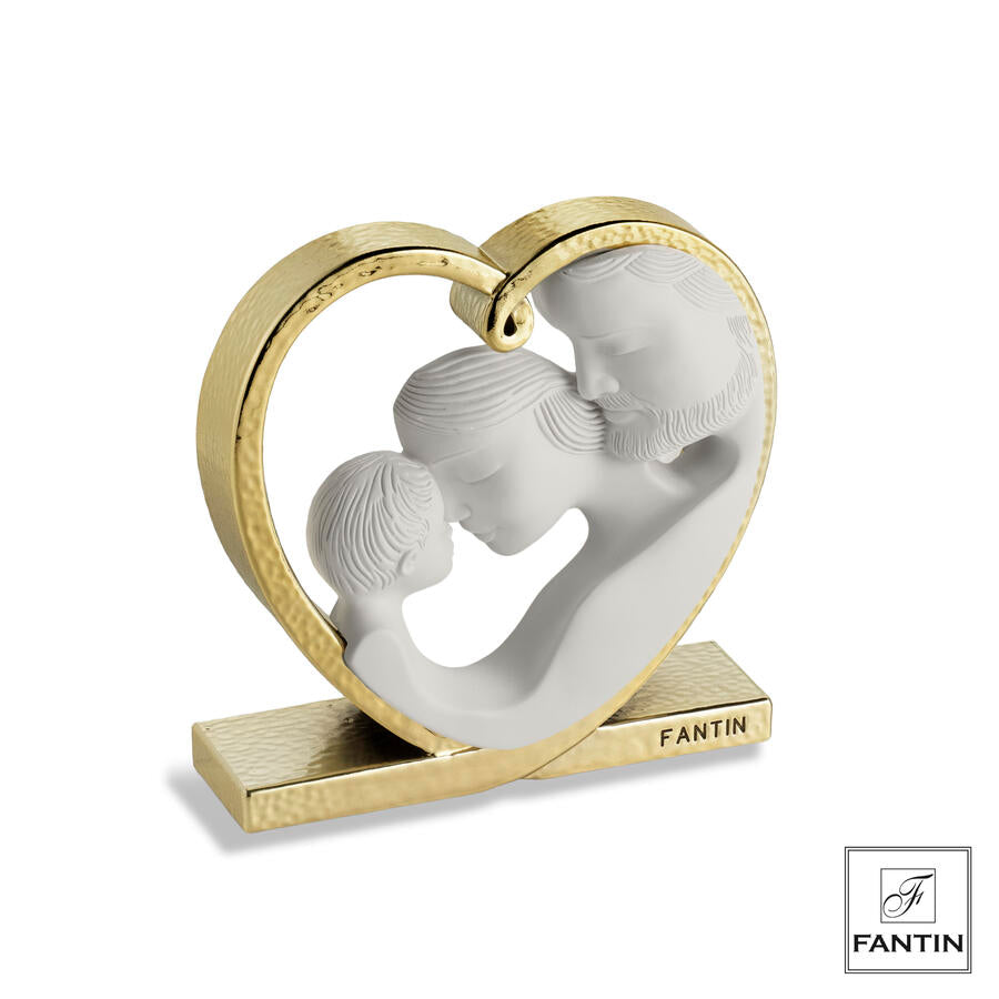 SACRA FAMIGLIA CUORE ORO - Fantin Argenti