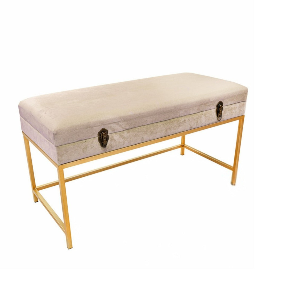 PANCA CONTENITORE IMBOTTITA BEIGE - Le Stelle