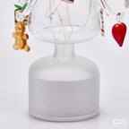 DECORO ALBERO IN VETRO CON ADDOBBI - EDG Enzo De Gasperi