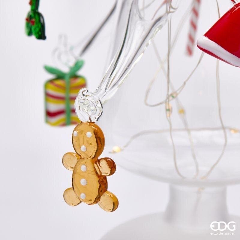 DECORO ALBERO IN VETRO CON ADDOBBI - EDG Enzo De Gasperi