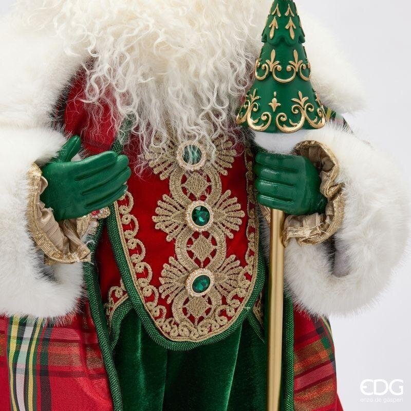 BABBO NATALE VERDE CON SCETTRO - EDG Enzo De Gasperi
