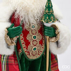 BABBO NATALE VERDE CON SCETTRO - EDG Enzo De Gasperi
