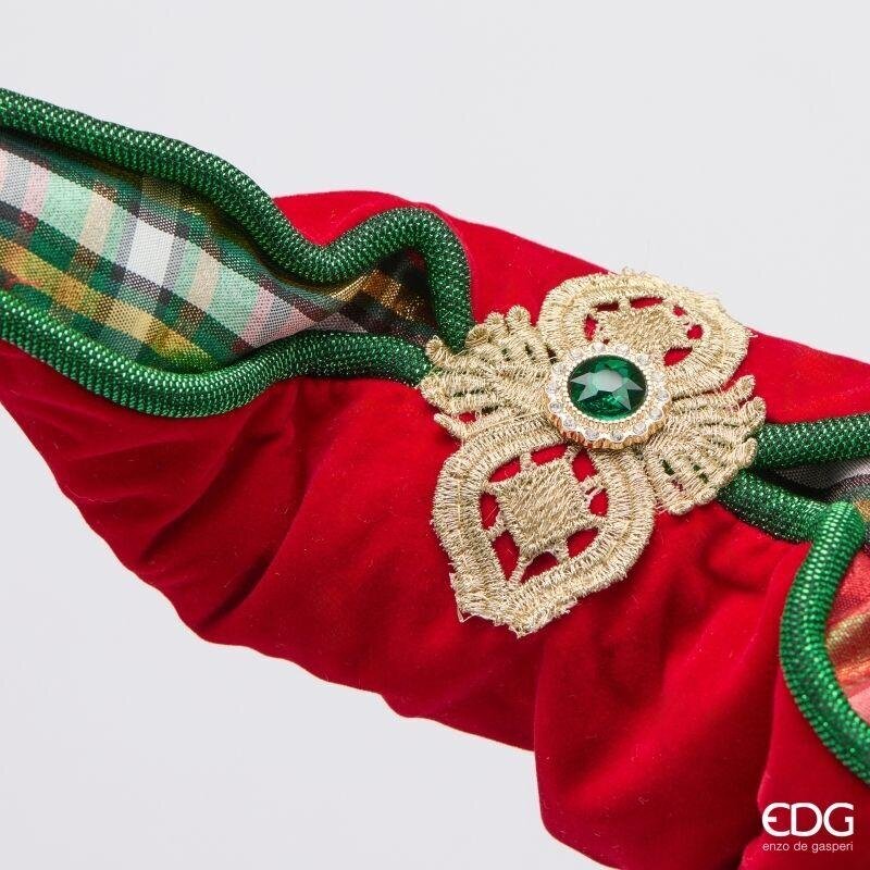 BABBO NATALE VERDE CON SCETTRO - EDG Enzo De Gasperi