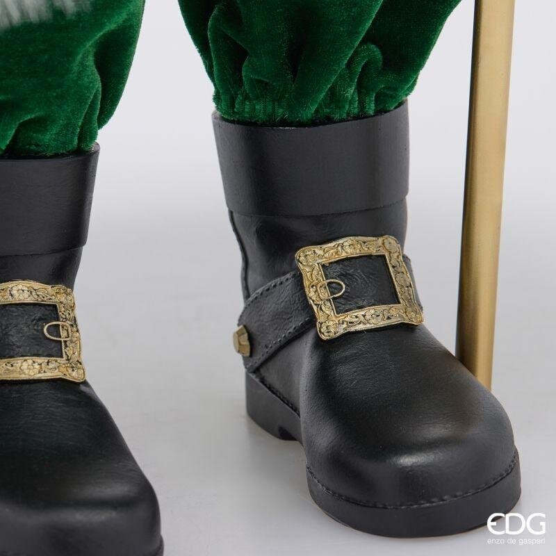 BABBO NATALE VERDE CON SCETTRO - EDG Enzo De Gasperi