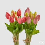 TULIPANI CON FOGLIE ROSA/FUCSIA - EDG Enzo De Gasperi