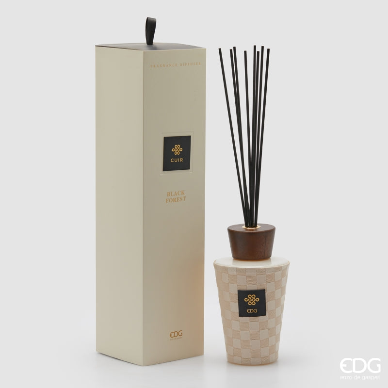 PROFUMATORE 'CUIR' BLACK FOREST 1000ML - Enzo De Gasperi EDG