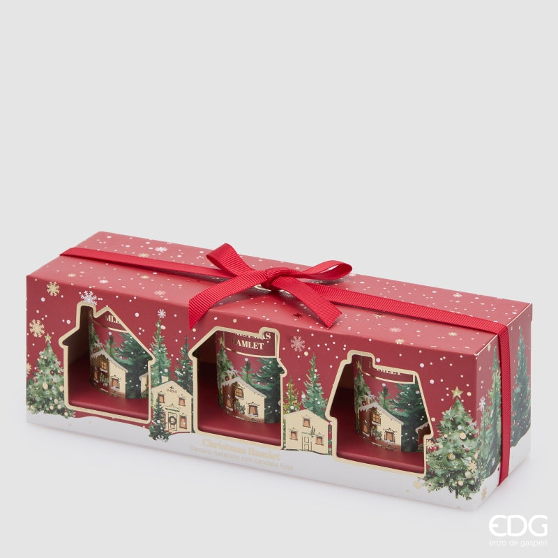 CANDELE HAMLET NOEL SET 3 PEZZI - EDG Enzo De Gasperi