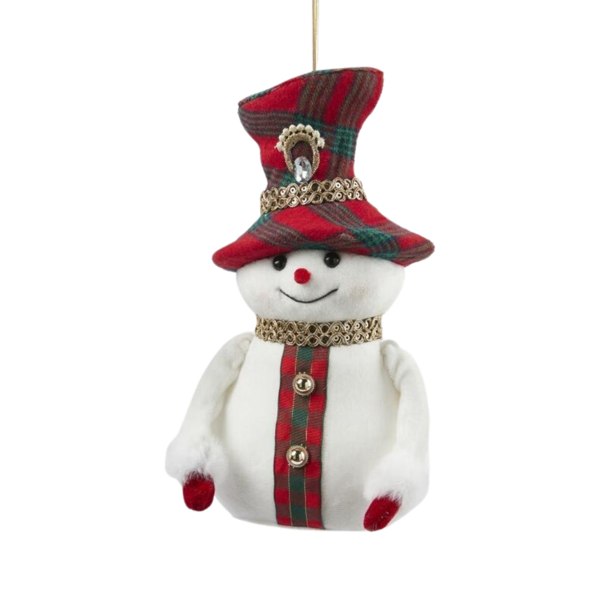 ADDOBBO SNOWMAN IN DUE COLORI - EDG Enzo De Gasperi