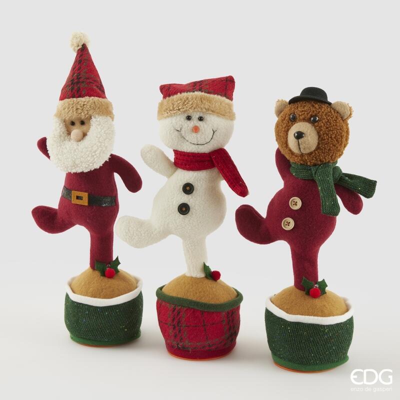 PUPAZZI XMAS DANCE ASSORTITI - EDG Enzo De Gasperi