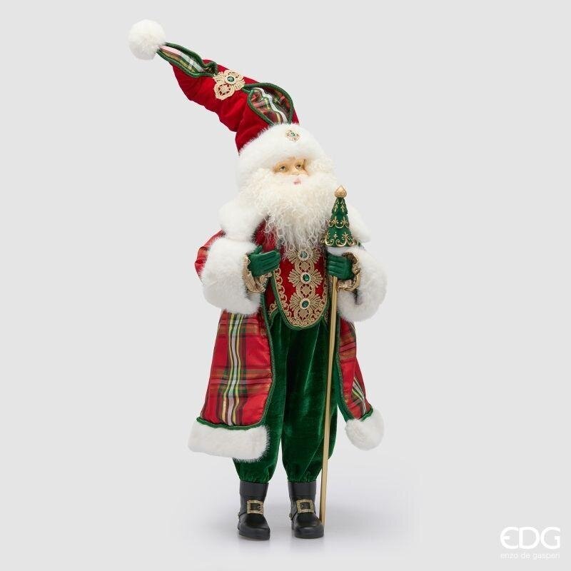 BABBO NATALE VERDE CON SCETTRO - EDG Enzo De Gasperi