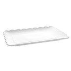 PIATTO RETTANGOLARE 'POEMA LACE' GRANDE - PORCELLANA - Tognana