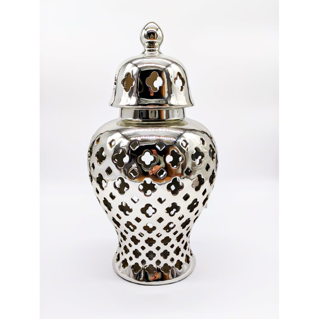 POTICHE ARGENTO - CERAMICA SILVER - SiroTime