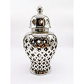 POTICHE ARGENTO - CERAMICA SILVER - SiroTime