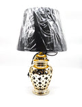 LUMI POTICHE TRAFORATO 'BLACK&amp;GOLD' IN DUE MISURE - SiroTime