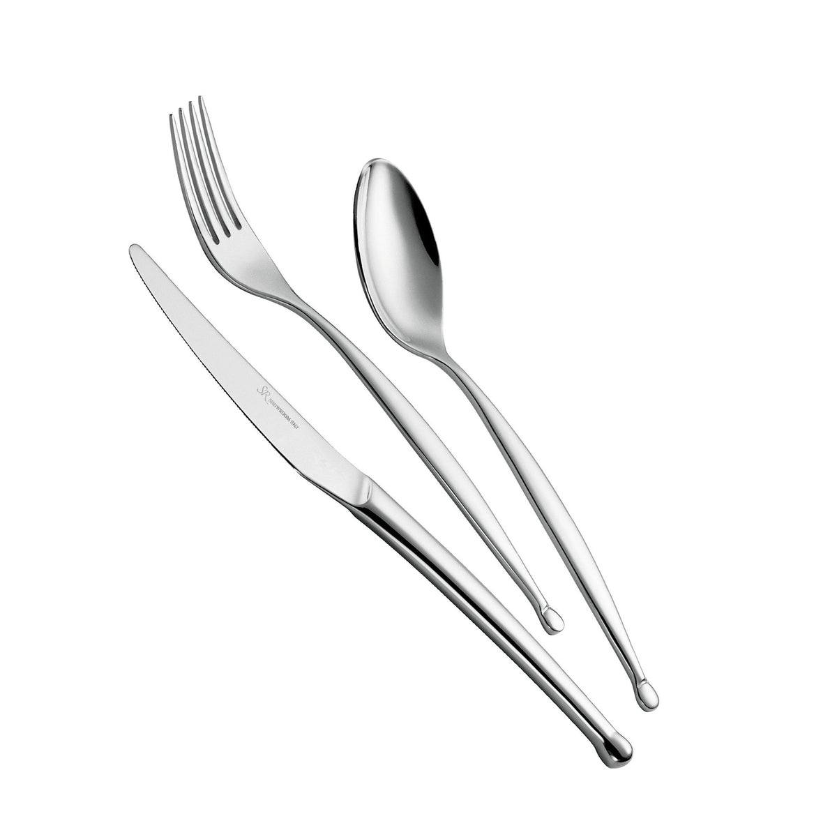 SET POSATE 'Punto' - 75 PEZZI ACCIAIO INOX LUCIDO - EME Posaterie