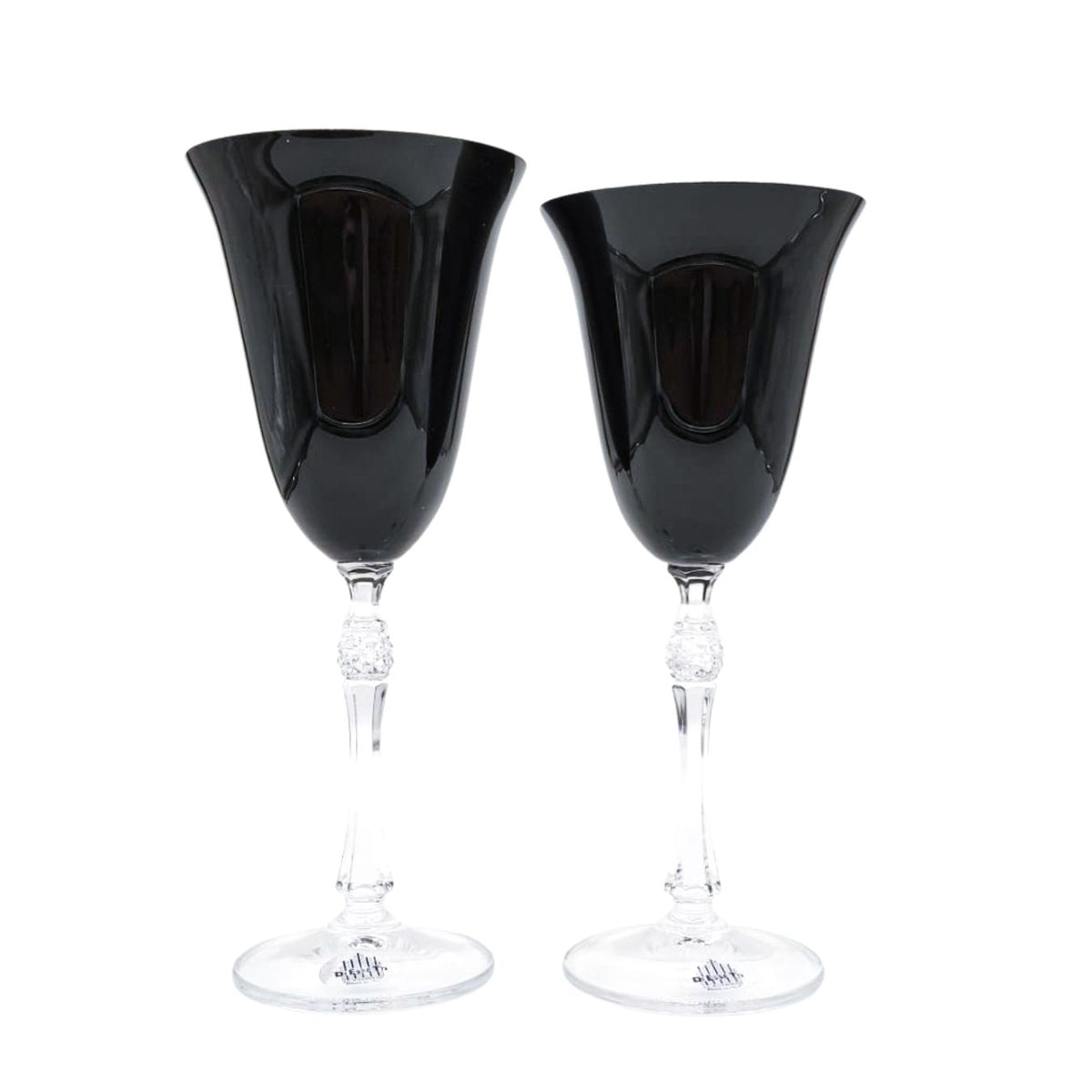 SET CALICI ACQUA E VINO 'PARUS' - CRYSTAL GLASS - Diessettì