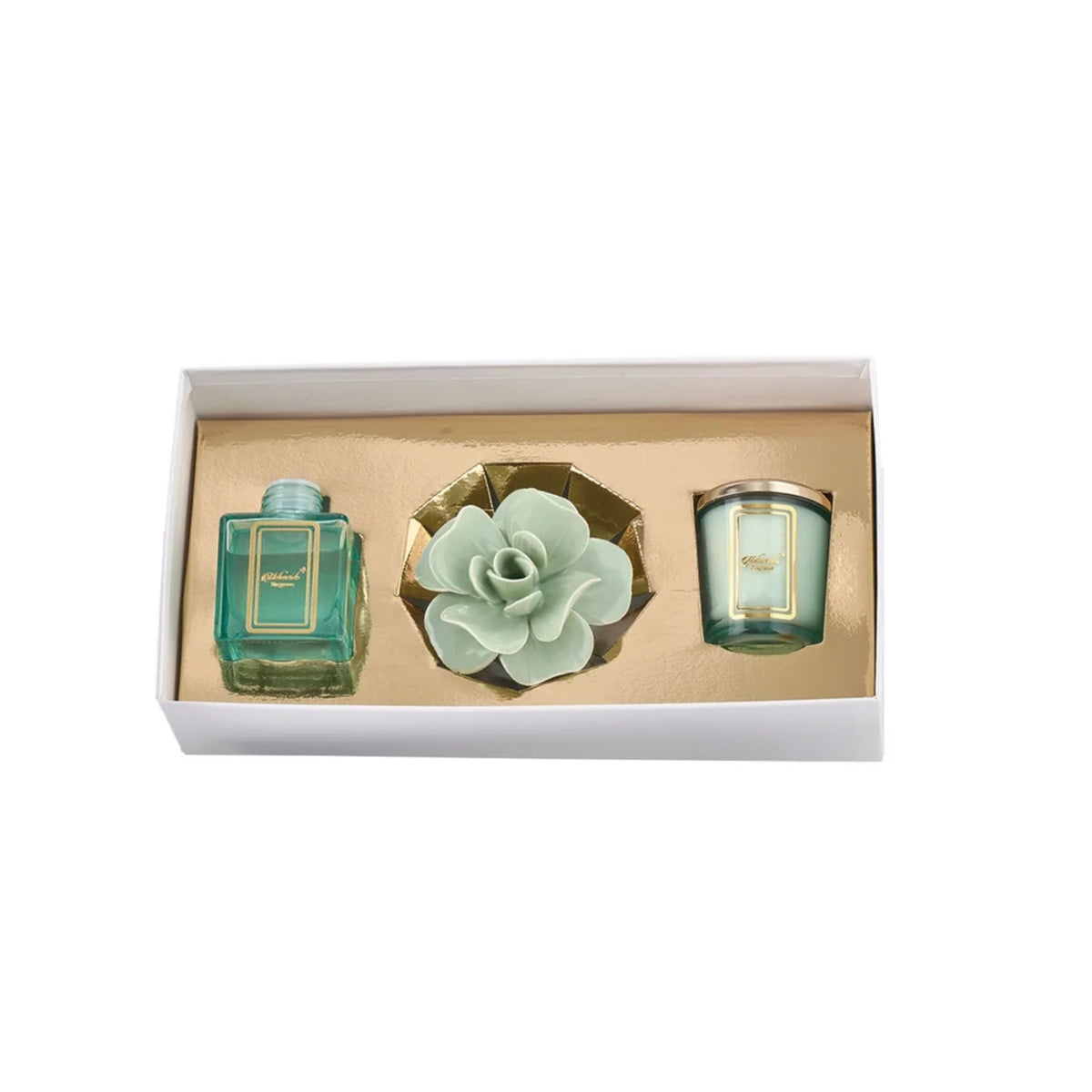 BOX REGALO FIORE VERDE SALVIA - Melaverde