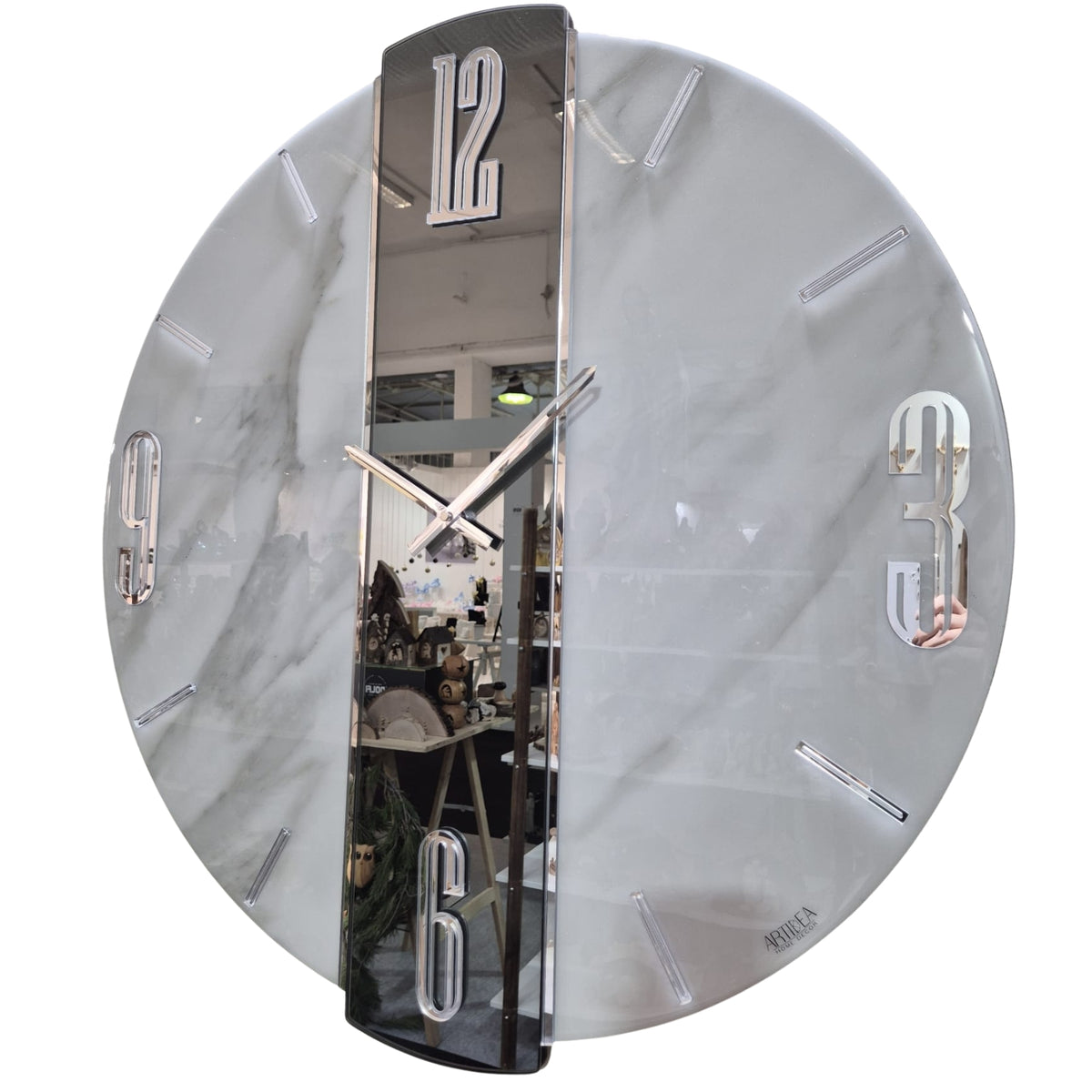 'SATURNO GRIGIO' OROLOGIO RESINATO - Artidea Home Decor