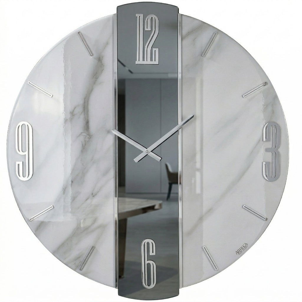 'SATURNO GRIGIO' OROLOGIO RESINATO - Artidea Home Decor