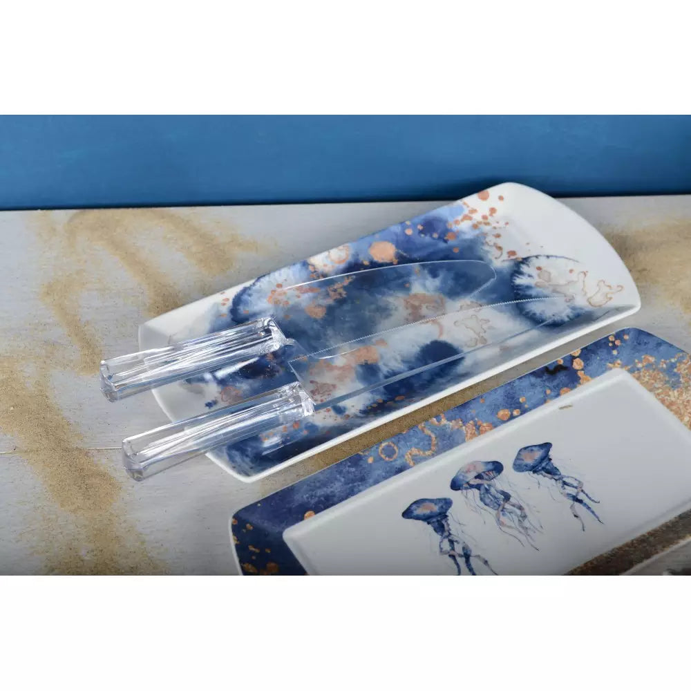 'JELLYFISH' SET 2 VASSOIETTI CAFFE' - Aulica