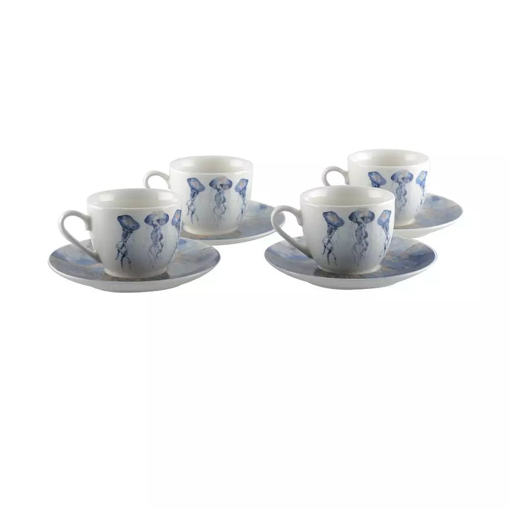 'JELLYFISH' SET 4 TAZZINE CAFFE' - Aulica