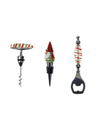 SET 3 PEZZI VINO 'CHRISTMAS' - VETRO/INOX - Brandani