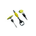 SET 3 PEZZI VINO 'TROPICAL' - VETRO/INOX - Brandani