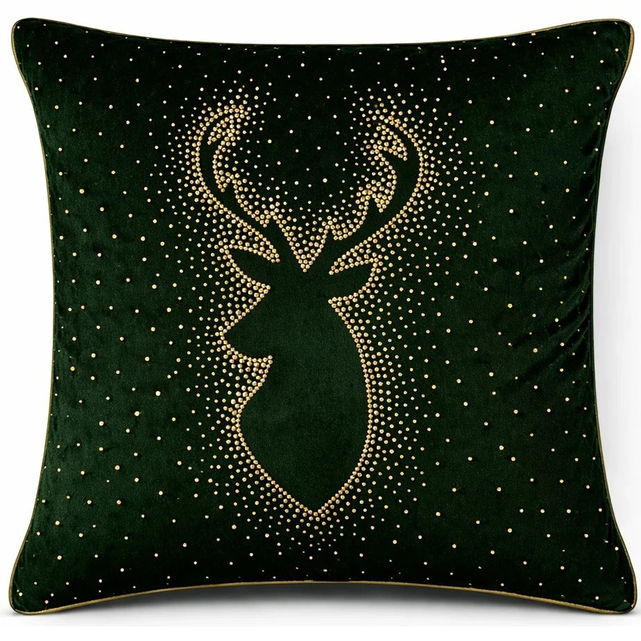 CUSCINO SHINY VERDE  47x47cm - Clodette