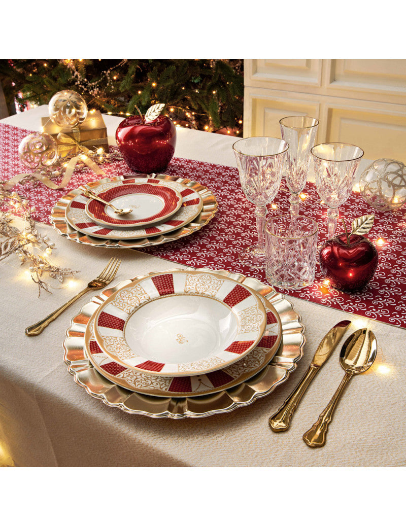 SET 6 SOTTOPIATTI 'DECO' ORO - Brandani