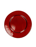 SET 6 SOTTOPIATTI ROSSO - VETRO - Brandani
