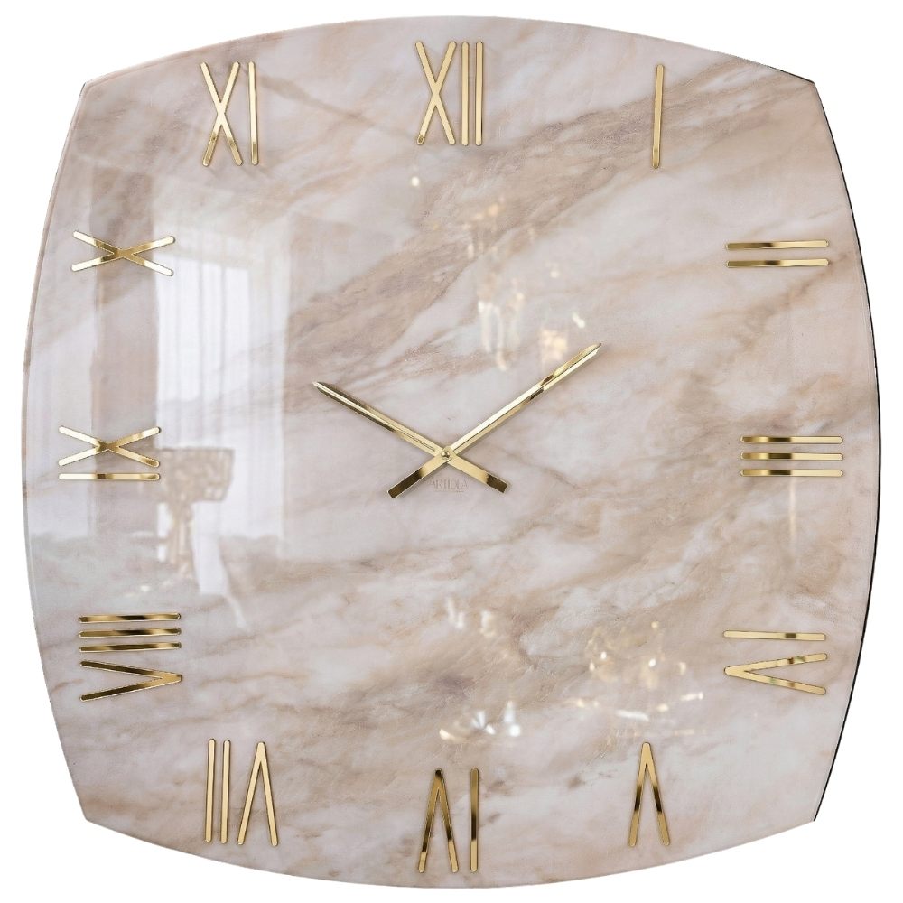 'SQUARE' CANDOGLIA OROLOGIO RESINATO - Artidea Home Decor