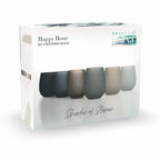 'HAPPY HOUR STONES' SET 6 BICCHIERI - VETRO GHIACCIO COLORATO - Villa D'Este Home Tivoli