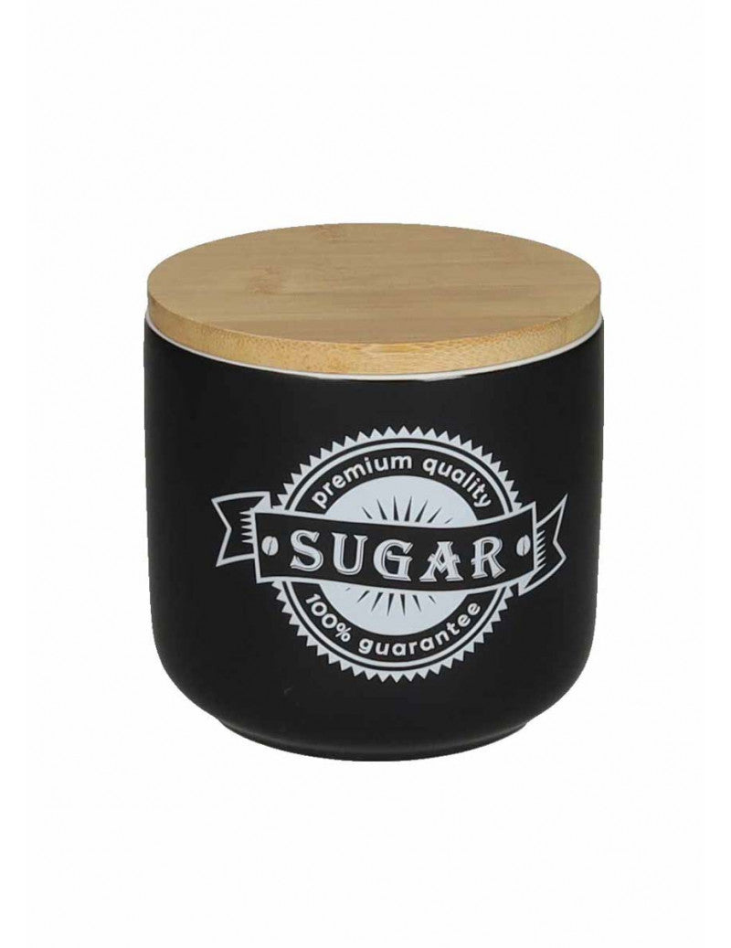 BARATTOLO 'SUGAR' ERMETICO - NEW BONE CHINA/BAMBOO - Brandani