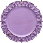 SET 6 SOTTOPIATTI SHABBY LILLA 'SERVING LIRICO' - POLIPROPILENE - Andrea Fontebasso