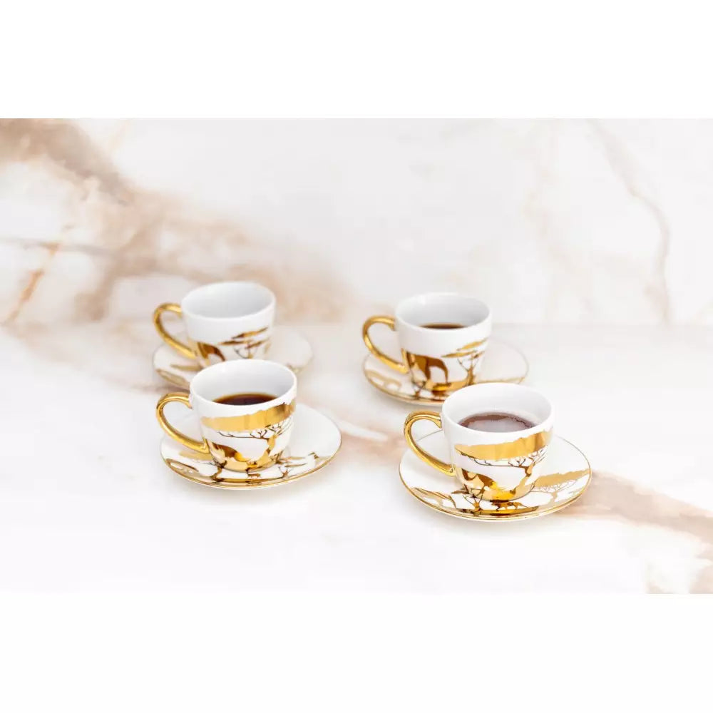 'SAVANNA' SET 4 TAZZINE CAFFE' - Aulica
