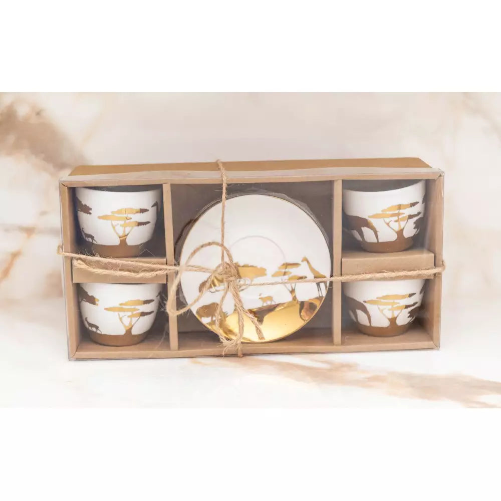'SAVANNA' SET 4 TAZZINE CAFFE' - Aulica