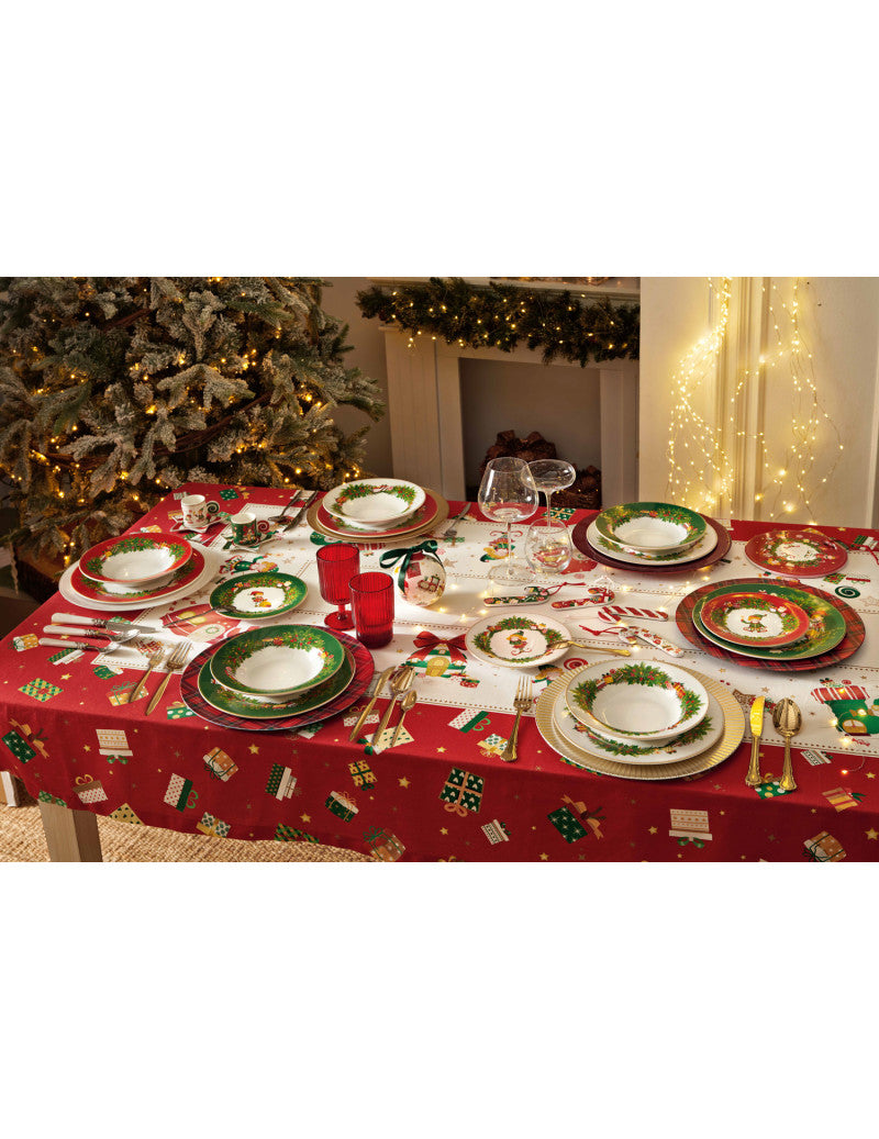 'ELFOMAGIA' SET PIATTI 18 PEZZI - PORCELLANA - Brandani