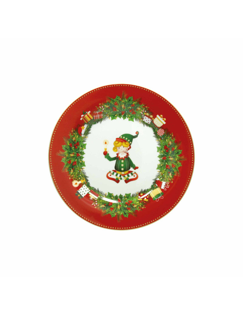 'ELFOMAGIA' SET PIATTI 18 PEZZI - PORCELLANA - Brandani