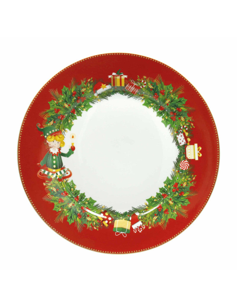'ELFOMAGIA' SET PIATTI 18 PEZZI - PORCELLANA - Brandani