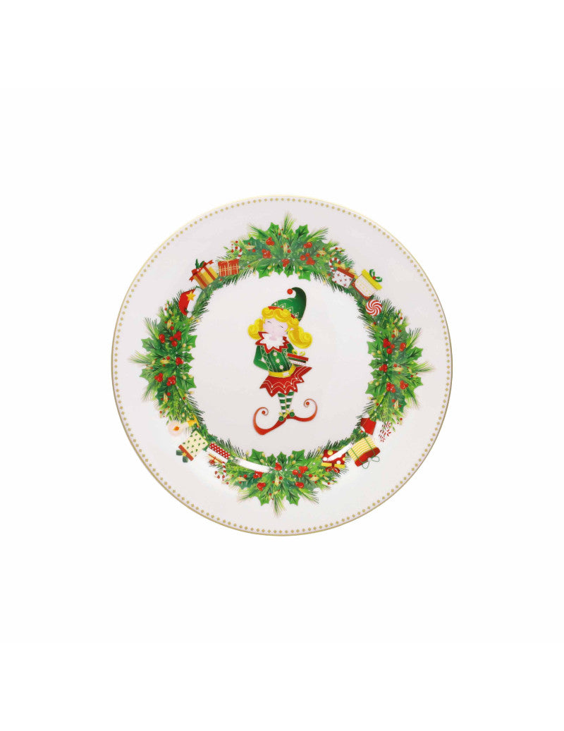 'ELFOMAGIA' SET PIATTI 18 PEZZI - PORCELLANA - Brandani