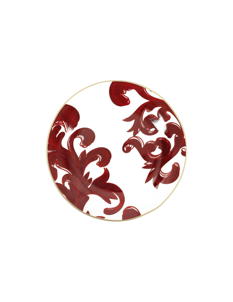'ROYAL RED' SET PIATTI 18 PEZZI - PORCELLANA - Brandani