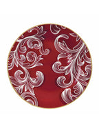 'ROYAL RED' SET PIATTI 18 PEZZI - PORCELLANA - Brandani