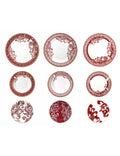 'ROYAL RED' SET PIATTI 18 PEZZI - PORCELLANA - Brandani
