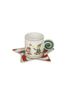'ELFOMAGIA' SET 6 TAZZINE CAFFE' - PORCELLANA - Brandani