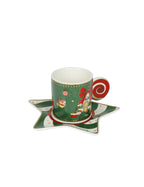 'ELFOMAGIA' SET 6 TAZZINE CAFFE' - PORCELLANA - Brandani