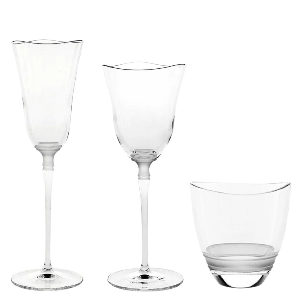 'VARSAVIA' PRIMO SERVIZIO 12 POSTI - CRYSTAL GLASS - Villa Altachiara