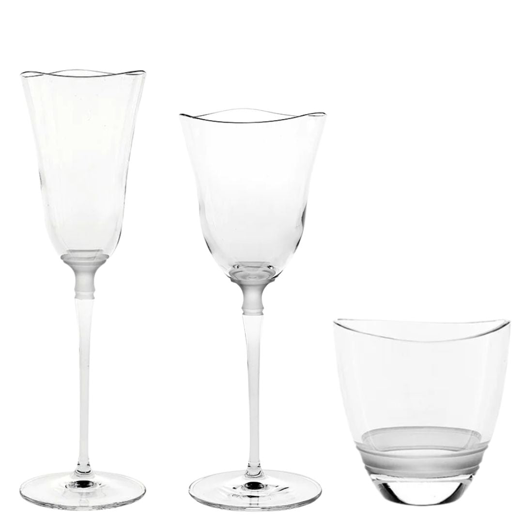 'VARSAVIA' PRIMO SERVIZIO 12 POSTI - CRYSTAL GLASS - Villa Altachiara