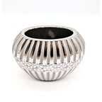 VASO DECORATIVO SILVER - CERAMICA - SiroTime