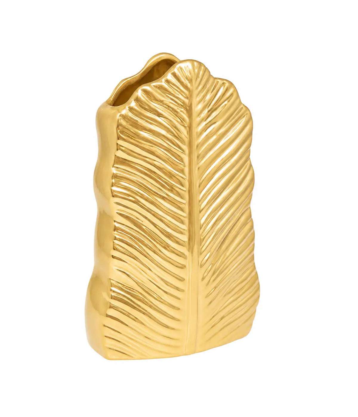 VASO FOGLIA ORO - Aulica