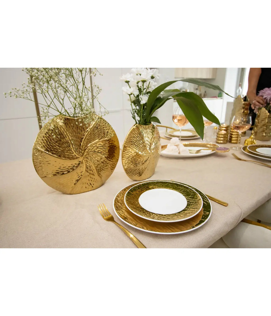 VASO SPIRALE ORO - Aulica